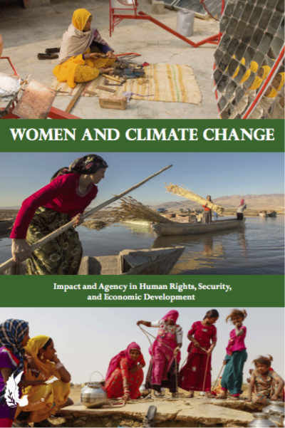 women and climate change report cover