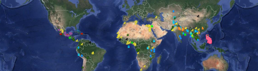 Early Warning System (EWS) Map Screenshot