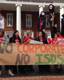 Multilateral Investment Court (MIC) and Investor-State Dispute Settlement (ISDS) Protest