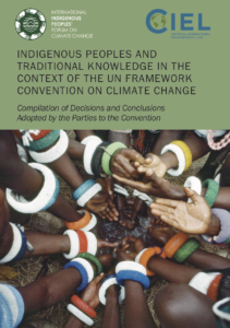 Report Cover of Indigenous Peoples and Traditional Knowledge in the Context of the UNFCCC