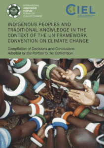 Report Cover of Indigenous Peoples and Traditional Knowledge in the Context of the UNFCCC