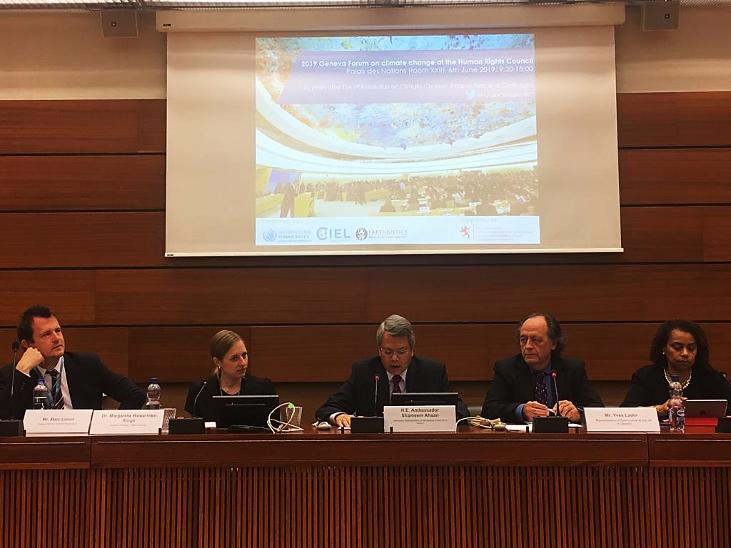 Geneva Forum on climate change at the Human Rights Council - Photo by Jolein Holtz