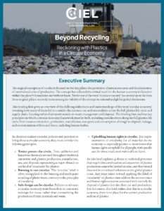 Cover Page of Circular Economy Brief