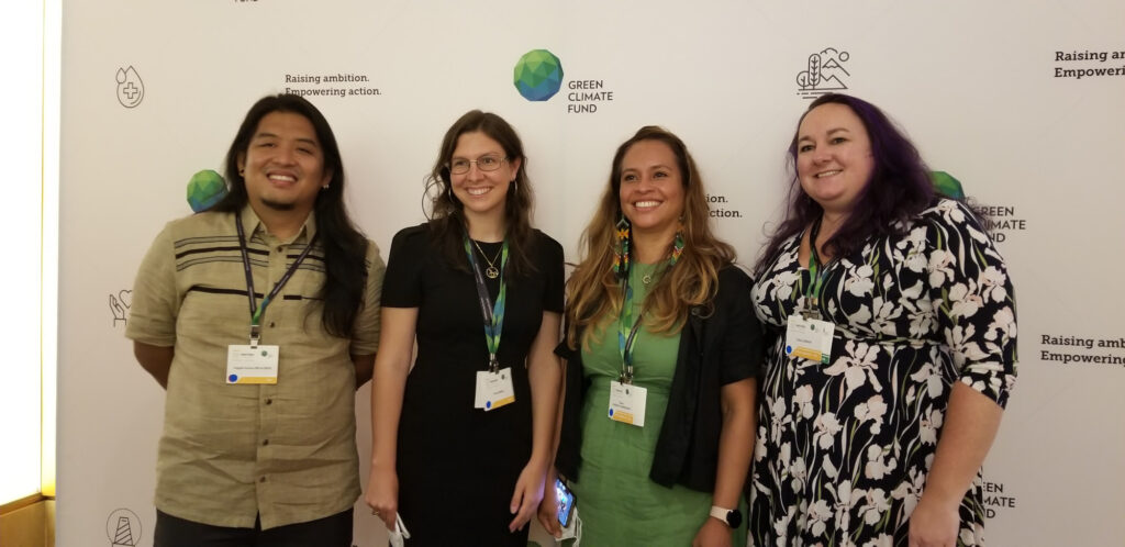 The CSO Active Observer team represents the observer network of civil society organizations, Indigenous Peoples, and local communities at the 33rd GCF Board Meeting.