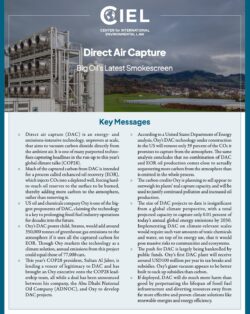 Direct Air Capture Brief Report Cover