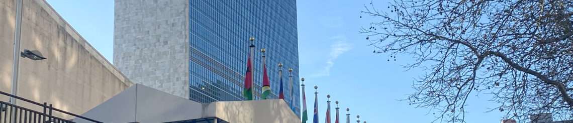Representatives from the Global Coalition at the UN Headquarters in New York.