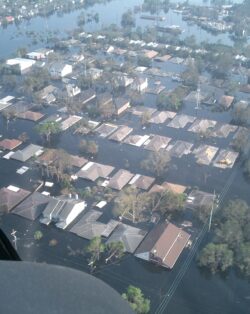Flooding after Hurricane Katrina
